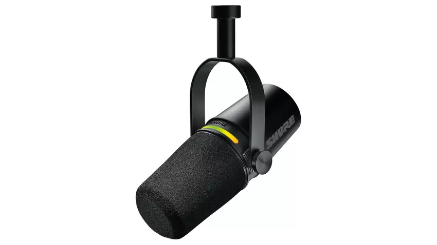 Shure MV7 Plus USB-microfoon voor podcasting