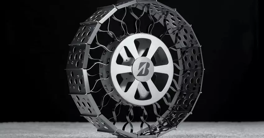Bridgestone heeft metalen wielen van de volgende generatie gemaakt voor maanrovers