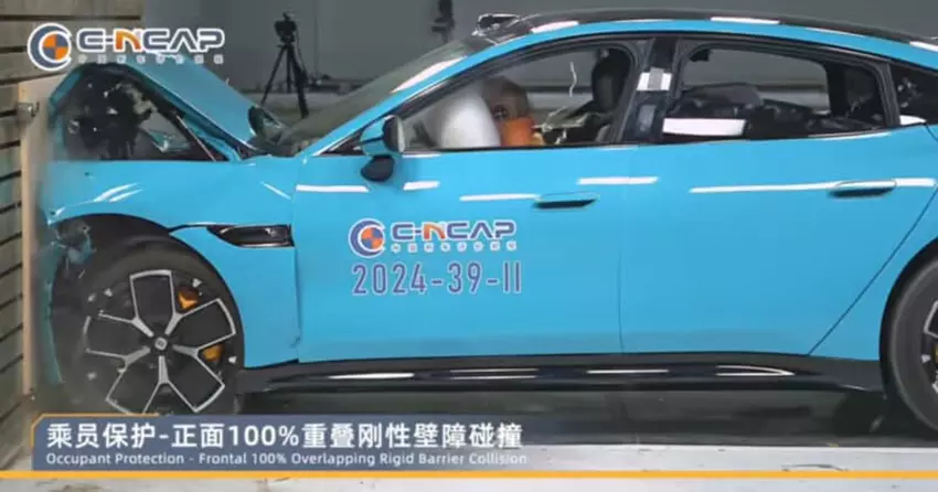Xiaomi SU7 scoort vijf van de vijf sterren in C-NCAP crashtests