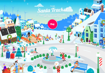 Waar is de Kerstman nu? Google ...