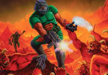 Classic Doom kon een PDF-bestand doorlopen ...