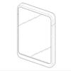 De voorkant van Samsung's in patent hangende gepromote telefoon