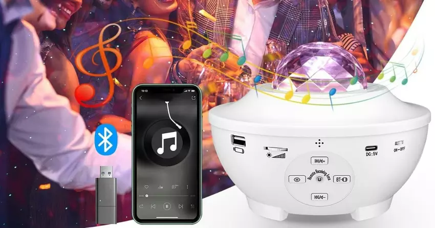 Togaga QCB nachtlamp projector heelal