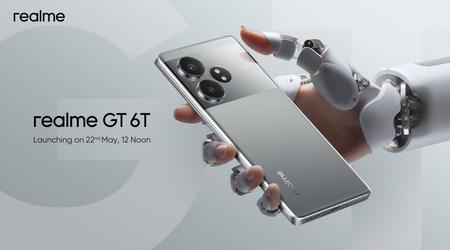 Het is officieel: de realme GT 6T met 120Hz OLED-scherm, Snapdragon 7+ Gen 3-chip en 5.500mAh batterij debuteert op 22 mei.