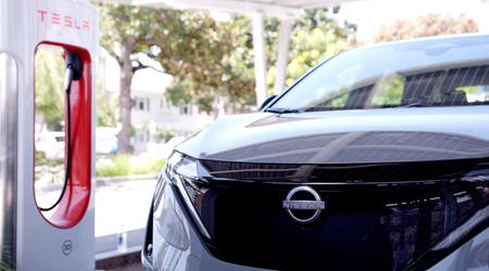 Nissan Ariya-bestuurders in de VS kunnen vanaf 10 december opladen via het Tesla Supercharger-netwerk