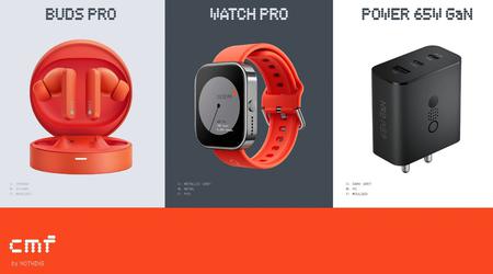 CMF Buds Pro, CMF Watch Pro en CMF Power 65W GaN hebben hun wereldwijde marktdebuut gemaakt.