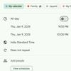 De interface van de vernieuwde Google Agenda