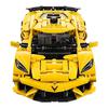 Zijaanzicht van het Lego Technic Corvette Stingray C8 model