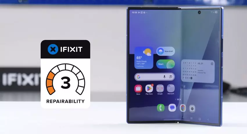 iFixit: Samsung Galaxy Z Fold7 kreeg een 3/10 voor repareerbaarheid