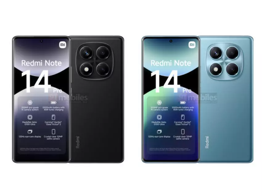 Redmi Note 14 Pro 4G render