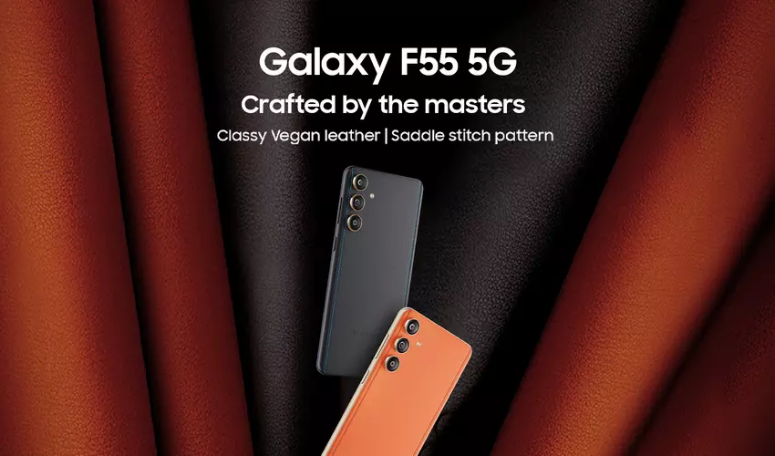 Samsung Galaxy F55 5G: 120Hz AMOLED scherm, Snapdragon 7 Gen 1 processor, 50 MP camera en 5000 mAh batterij voor $325
