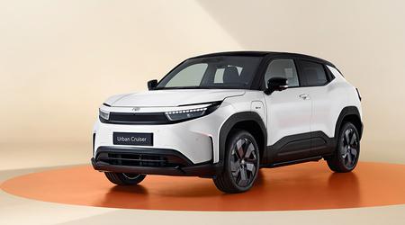 De nieuwe Toyota Urban Cruiser EV elektrische crossover heeft batterijen van 49 kWh en 61 kWh, versies met voor- en vierwielaandrijving