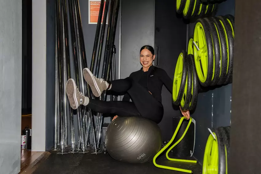 Apple Watch tijdens het sporten in de sportschool