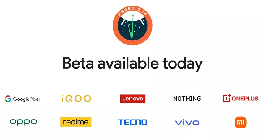 Lijst van smartphones en tablets die de bètaversie van Android 14 hebben ontvangen