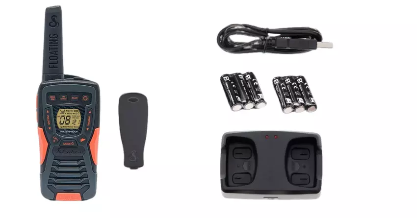 Cobra ACXT1035R walkie talkies voor op de camping