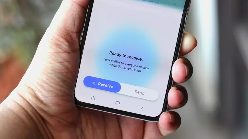 Quick Share interface