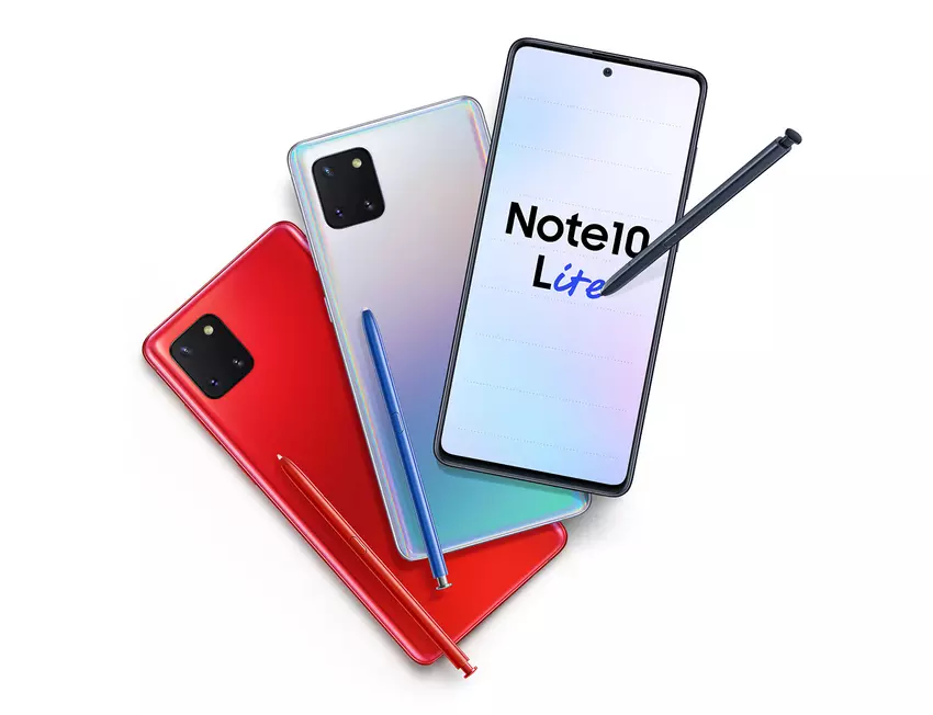 Samsung brengt nieuwe software-update uit voor bezitters van een Galaxy Note 10 Lite