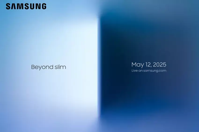 Galaxy S25 Edge presentation teaser