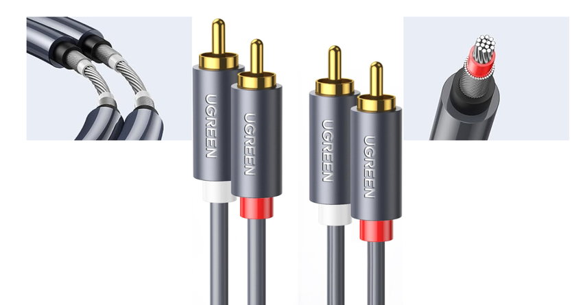 UGREEN RCA kabels autoradio