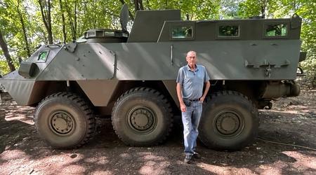 De AFU gebruikt een zeldzaam VRAC-pantservoertuig in de frontlinie