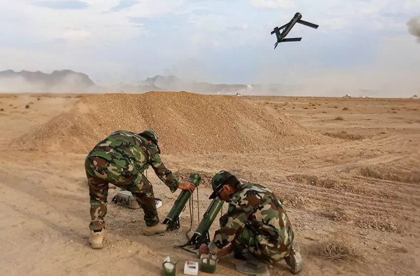 Iran heeft een kamikaze Sina gemaakt die een replica is van de US Switchblade 300