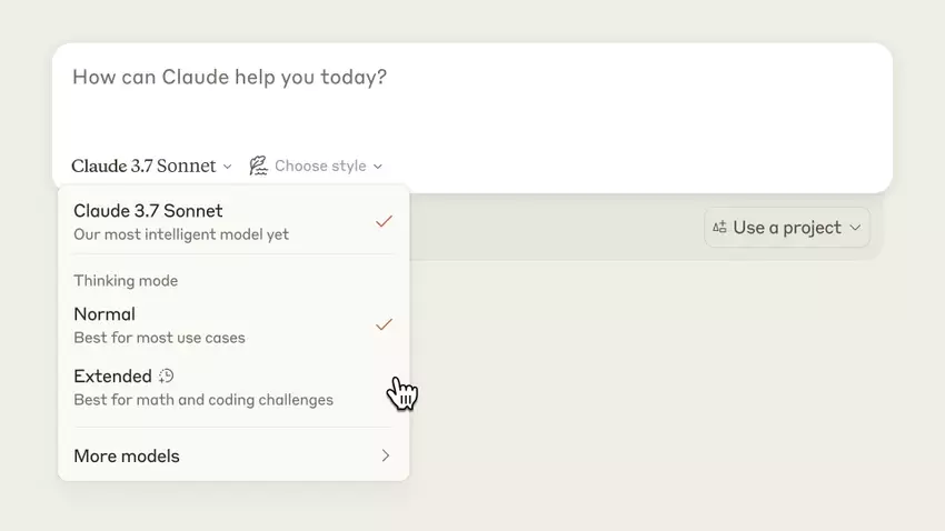 Nieuwe optie voor Claude chatbot