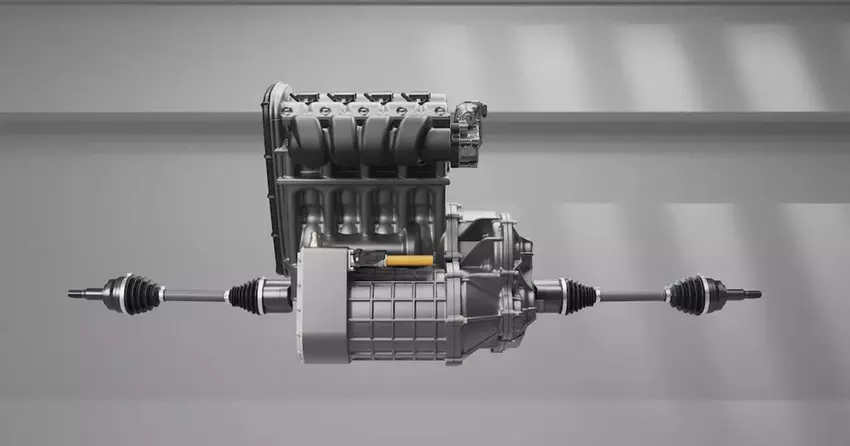 Deze kleine motor Horse Powertrain transformeert elektrische voertuigen in hybriden