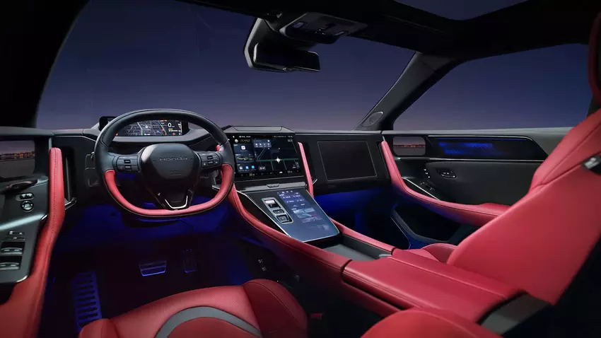 Honda GT interieur. Illustratie: Honda