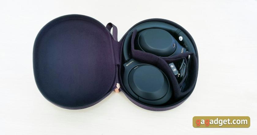 Sony WH-1000XM4 hoofdtelefoon met ruisonderdrukking voor over het oor