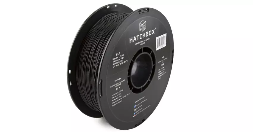 HATCHBOX Black Printer 3D-printer filament voor miniaturen