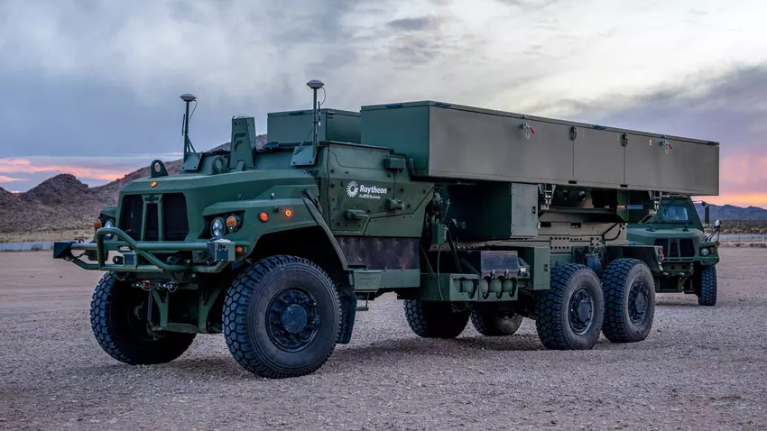 Het DeepStrike onbemande luchtvoertuigsysteem. Illustratie: RTX