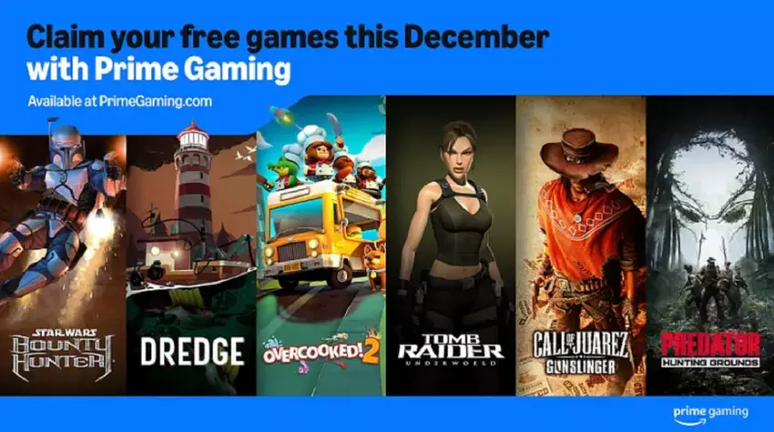 Amazon's geweldige aanbieding: 18 games worden in december aangeboden aan Prime Gaming-abonnees, waaronder Star Wars: Bounty Hunter, het iconische Quake II en indiehit DREDGE.
