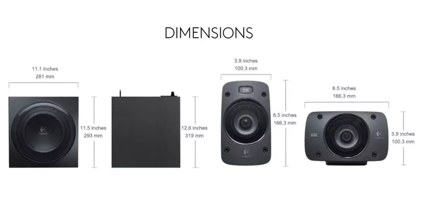 Logitech Z906 home cinema budget systeem