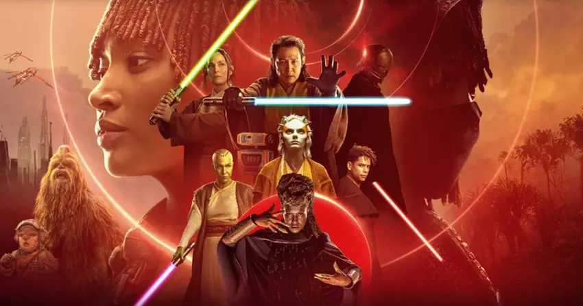 De tweede trailer voor Acolyte in het Star Wars-universum toont een mysterieuze figuur met een zwart masker en een rood lichtzwaard.