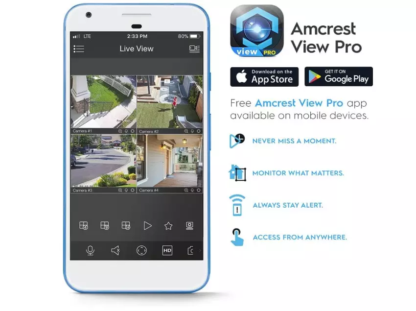 Amcrest UltraHD 4K offline bewakingscamera