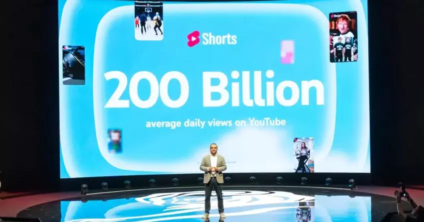 Het aantal weergaven van YouTube Shorts is de 200 miljard per dag gepasseerd