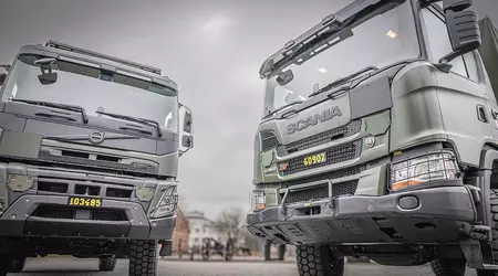 Zweden heeft voor 1,4 miljard kronen 775 trucks van Scania en Volvo besteld voor het leger.