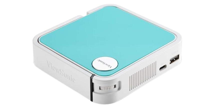 ViewSonic M1+ Mini Plus koekjesprojector voor het versieren