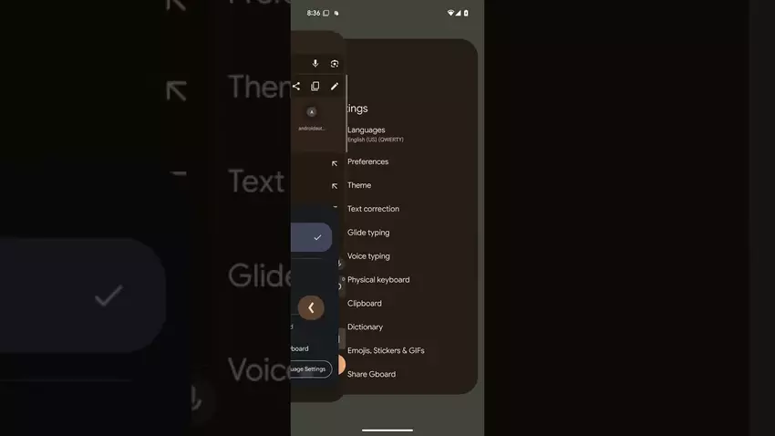Android 15 QPR1 heeft nu een knop om direct tussen toetsenborden te schakelen