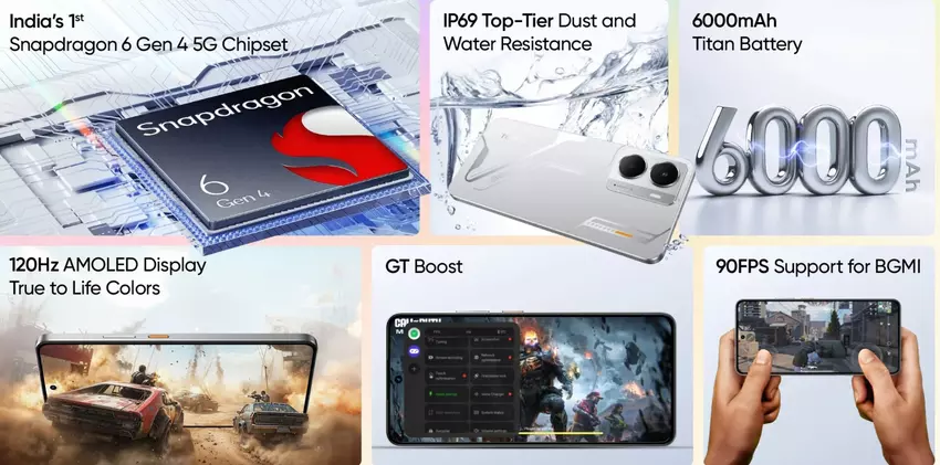 Realme P3 5G-smartphone