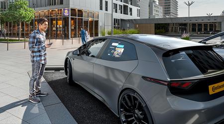 Het projectiesysteem van Continental verandert de achterste zijruiten van de auto in beeldschermen