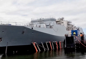 Eerste Pohjanmaa-klasse corvette gelanceerd in Finland