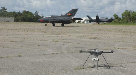 Het Amerikaanse Korps Mariniers gebruikt een model van China's J-20 Mighty Dragon gevechtsvliegtuig van de vijfde generatie.
