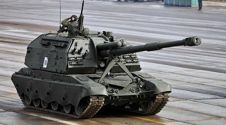 Defensietroepen hebben een verbeterde Russische 2S19M2 Msta-SM2 zelfrijdende houwitser vernietigd.