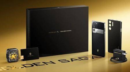 Nubia heeft de RedMagic X Golden Saga gepresenteerd: Limited edition met gouden koeling en koolstofvezel behuizing