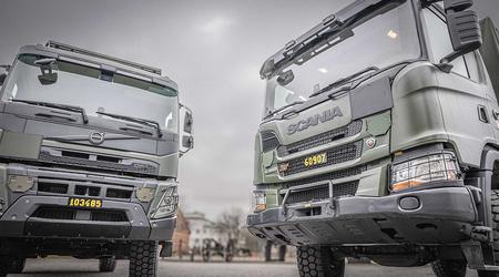 Zweden heeft voor 1,4 miljard kronen 775 trucks van Scania en Volvo besteld voor het leger.