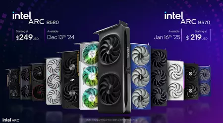Intel heeft de Arc B580 en B570 videokaarten geïntroduceerd, gebaseerd op de Xe2 Battlemage GPU-architectuur.