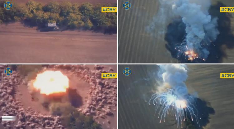 HIMARS vernietigde een Russisch TOS-1A zwaar ...