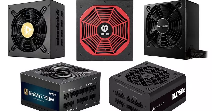 5 80 PLUS gecertificeerde energie-efficiënte voedingen