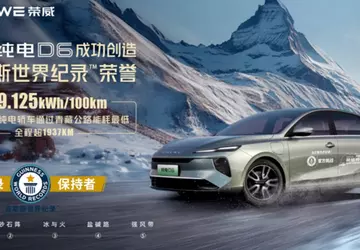 Roewe D6 sedan stelt record voor ...